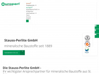 stauss-perlite.at Webseite Vorschau