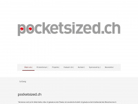 pocketsized.ch Webseite Vorschau