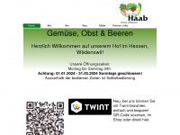 haab-gemuese.ch Webseite Vorschau