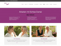 schlee-dental.com Webseite Vorschau