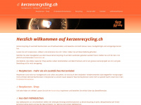 kerzenrecycling.ch Webseite Vorschau