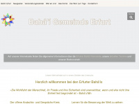 erfurt-bahai.de Webseite Vorschau