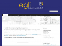 egli-baumanagement.ch Webseite Vorschau