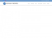 schuh-nickel.de Webseite Vorschau