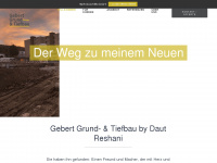 gebertgrund-tiefbau.ch Webseite Vorschau