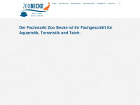 zoohandlung-becke.de Webseite Vorschau