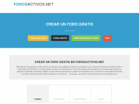 forosactivos.net Webseite Vorschau