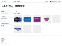 isoco-alpina-shop.com Webseite Vorschau