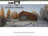 schutzhaus-falkenstein.de Webseite Vorschau