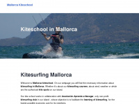 mallorcakiteschool.com Webseite Vorschau