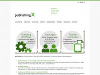 publishingx.de Webseite Vorschau