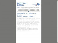 blauschimmel-digitaldiary.de Webseite Vorschau