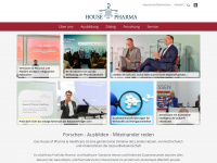 houseofpharma.de Webseite Vorschau