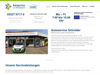 autoservice-schroeder.com Webseite Vorschau