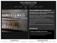 haarkeller.ch Webseite Vorschau