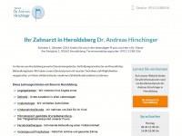 zahnarzt-in-heroldsberg.de Webseite Vorschau