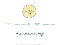 freinsheimerhof.com Webseite Vorschau