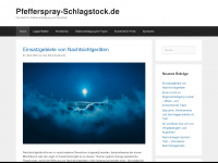 pfefferspray-schlagstock.de Webseite Vorschau