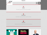 gos-gewerbeverein.ch Webseite Vorschau
