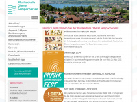 musikschule-oberer-sempachersee.ch Webseite Vorschau