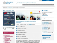uvab.univie.ac.at Webseite Vorschau