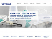 vitrexmedical.com Webseite Vorschau
