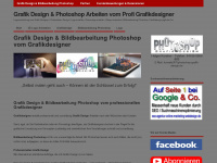photoshop-grafik-design.de Webseite Vorschau