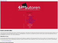 42er-autoren.de Webseite Vorschau