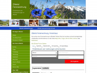 zillertal-ferienwohnungen.de Webseite Vorschau