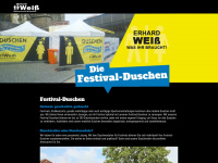 festivalduschen.eu Webseite Vorschau