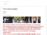 tram-ostermundigen.ch Webseite Vorschau
