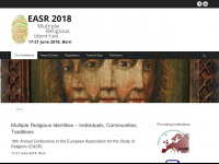 easr2018.org Webseite Vorschau