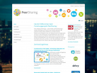 peer-sharing.de Webseite Vorschau