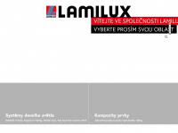 lamilux.cz Webseite Vorschau