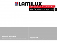 lamilux.hu Webseite Vorschau