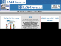 leka-pneus.lu Webseite Vorschau