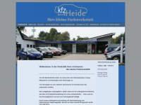 kfz-heide.de Webseite Vorschau