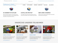 fotokurs-gutschein.ch Webseite Vorschau