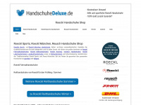 handschuhedeluxe.de Webseite Vorschau