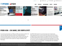 pferd-vsm.ch Webseite Vorschau