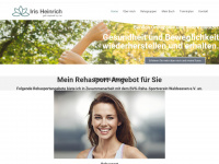 iris-heinrich.de Webseite Vorschau