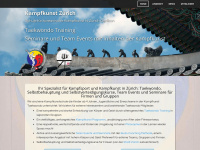 kampfkunstzuerich.ch Webseite Vorschau
