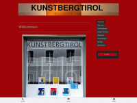 kunstbergtirol.at Webseite Vorschau