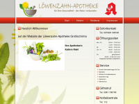 loewenzahn-apotheke.com Webseite Vorschau