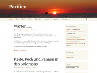pacificosail.de Webseite Vorschau