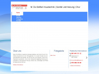 de-steffani-haustechnik.ch Webseite Vorschau
