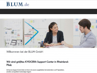 blum-kyocera.de Webseite Vorschau