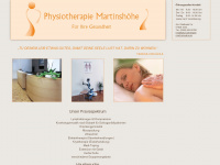 physiotherapie-martinshöhe.de Webseite Vorschau