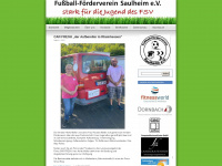 fussballfoerderverein.wordpress.com Webseite Vorschau