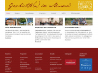 friesen-museum.de Webseite Vorschau